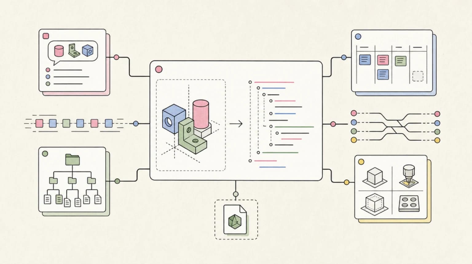 Abstract systems illustration for Technical Details Worth Noting