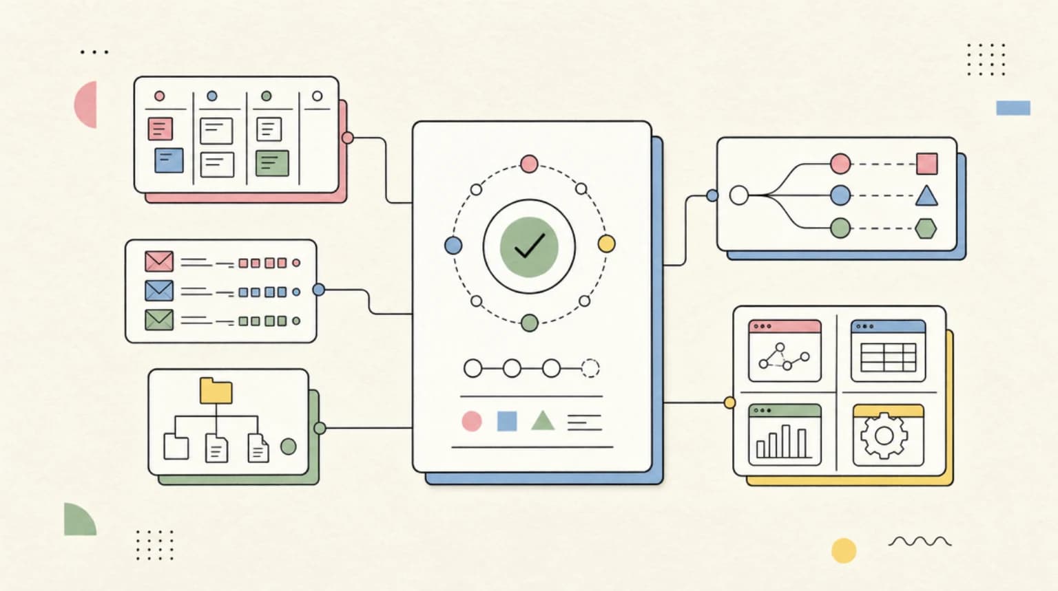 Abstract systems illustration for Decomposition: how to know when an agent is done