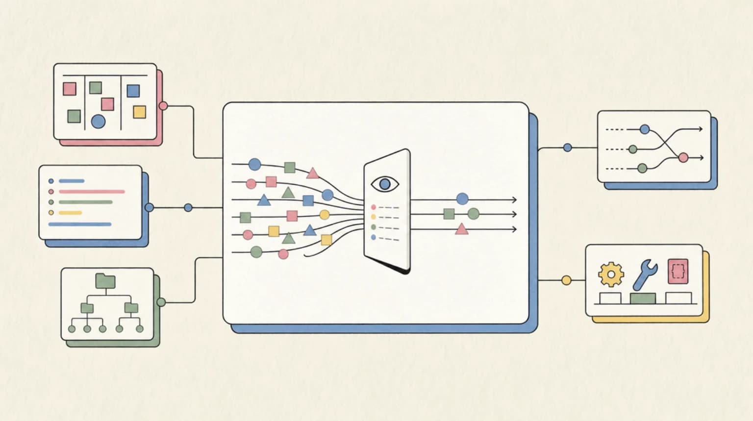 Abstract systems illustration for The Opposing View Is Fair