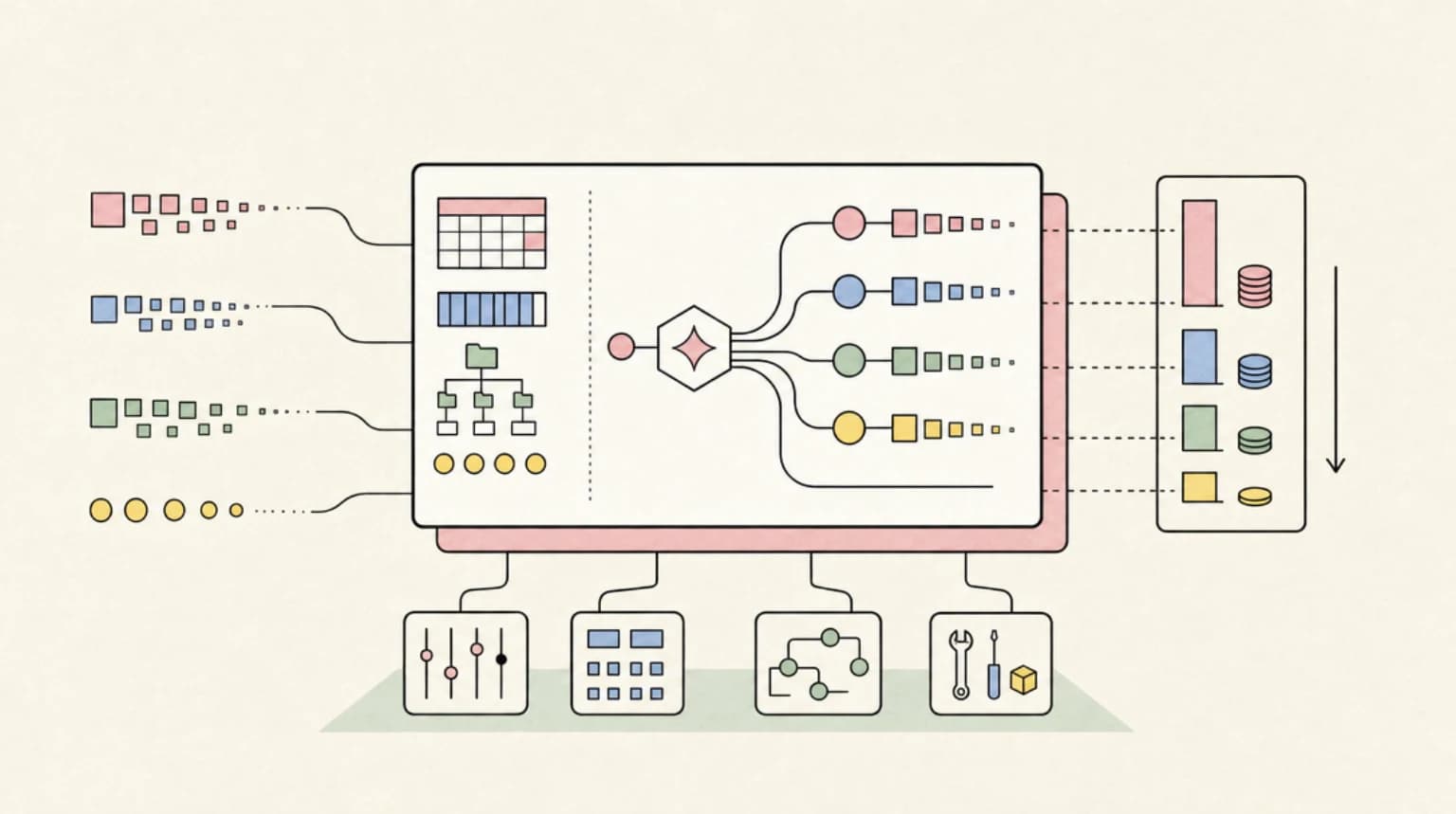 Abstract systems illustration for The cost gap is now too big to ignore