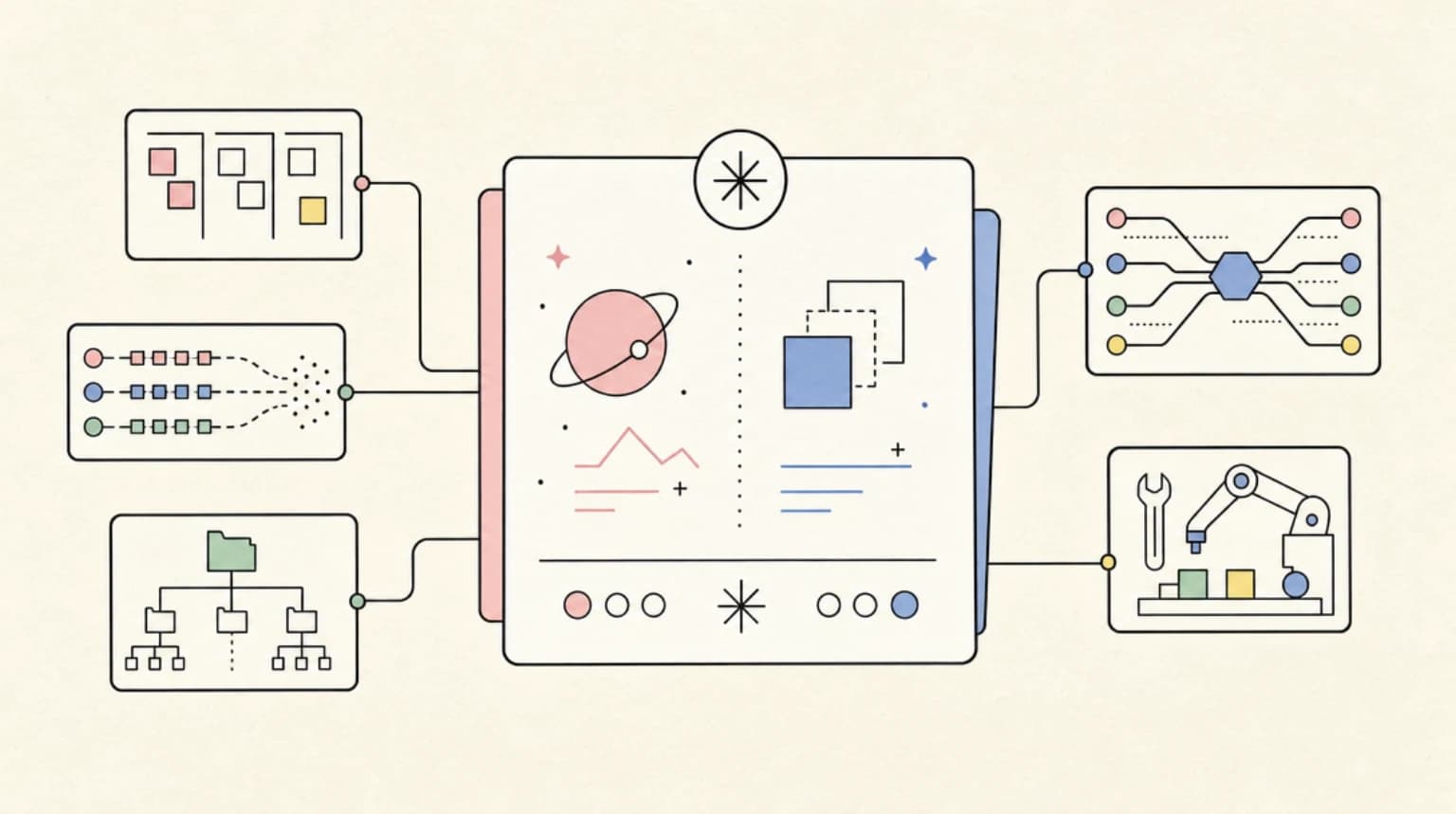 Abstract systems illustration for What Changed in 2026