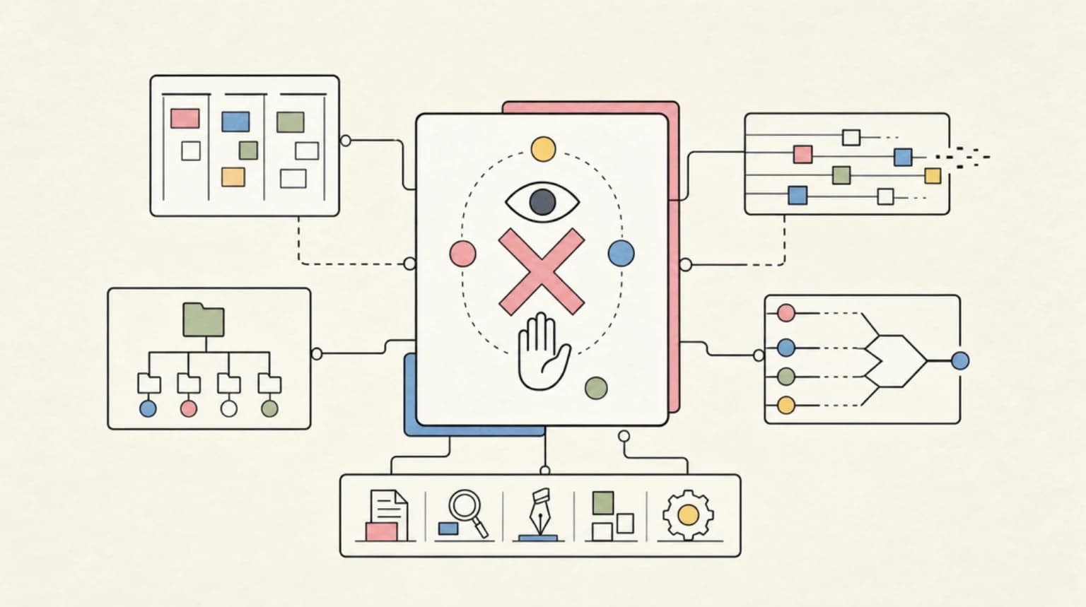 Abstract systems illustration for What I Will Not Automate Blindly