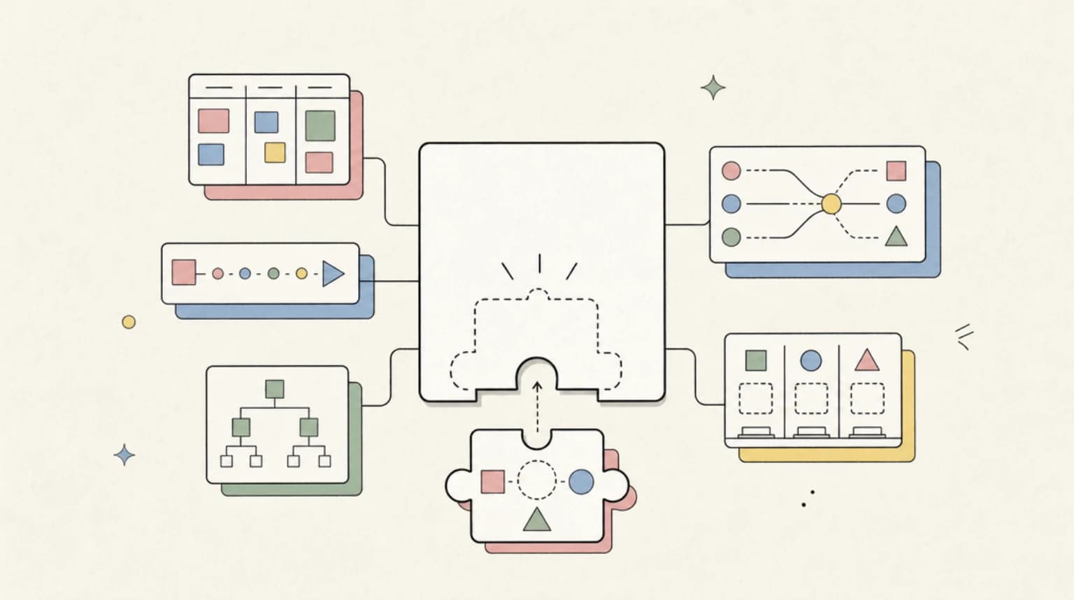 Abstract systems illustration for What is missing