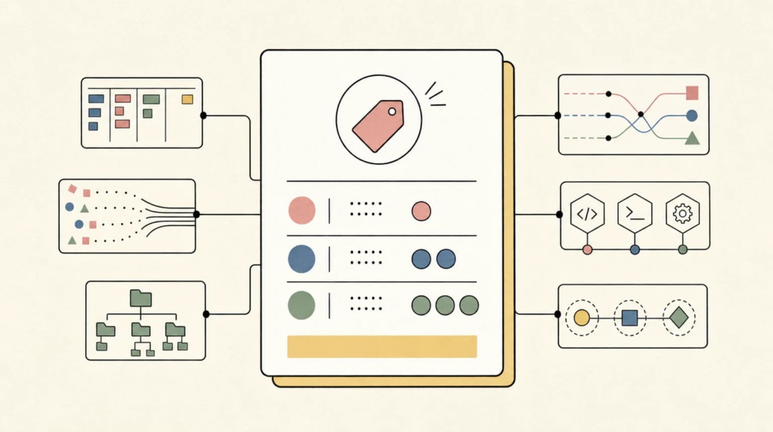 Abstract systems illustration for Pricing Snapshot