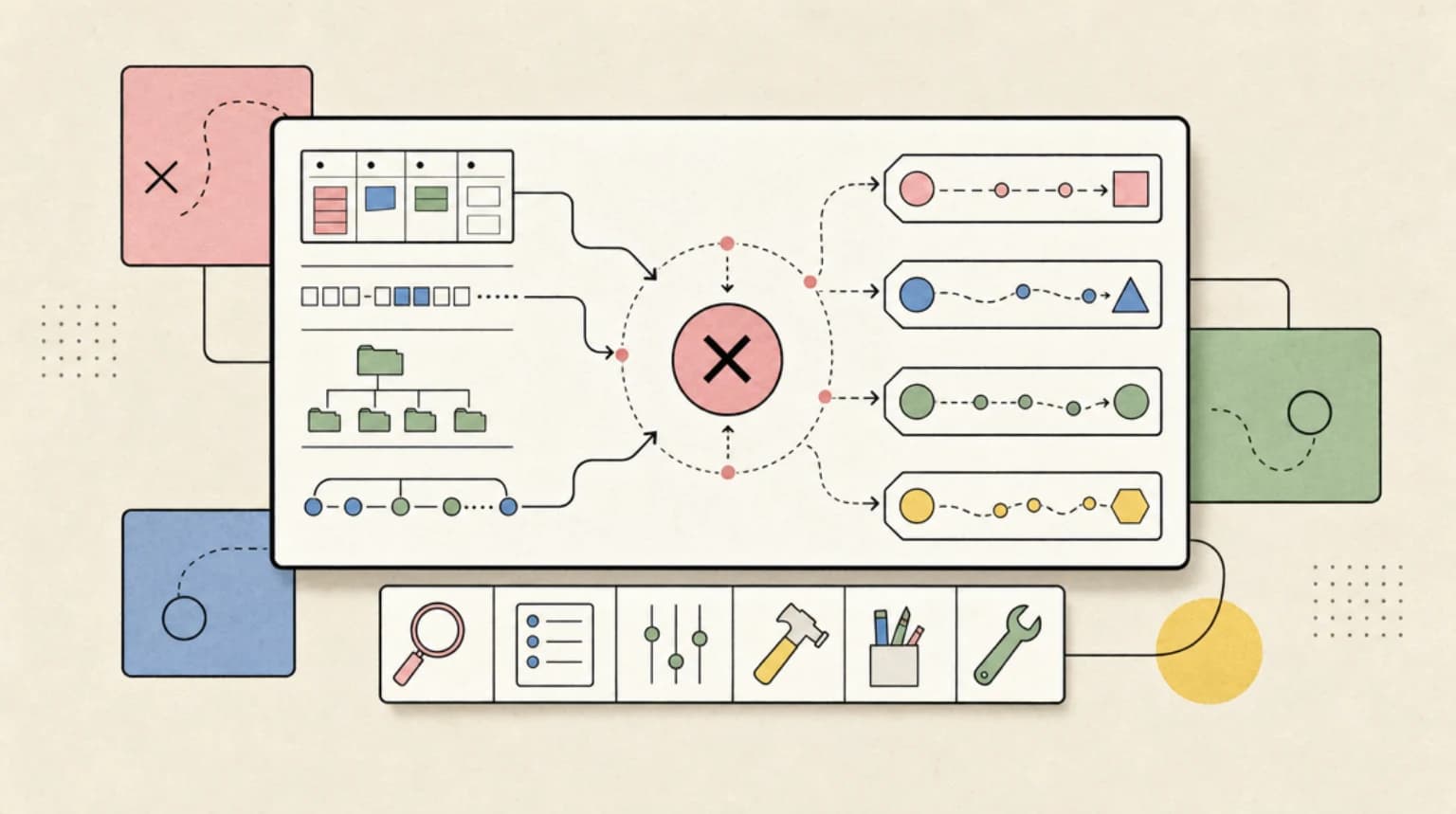 Abstract systems illustration for Common mistakes