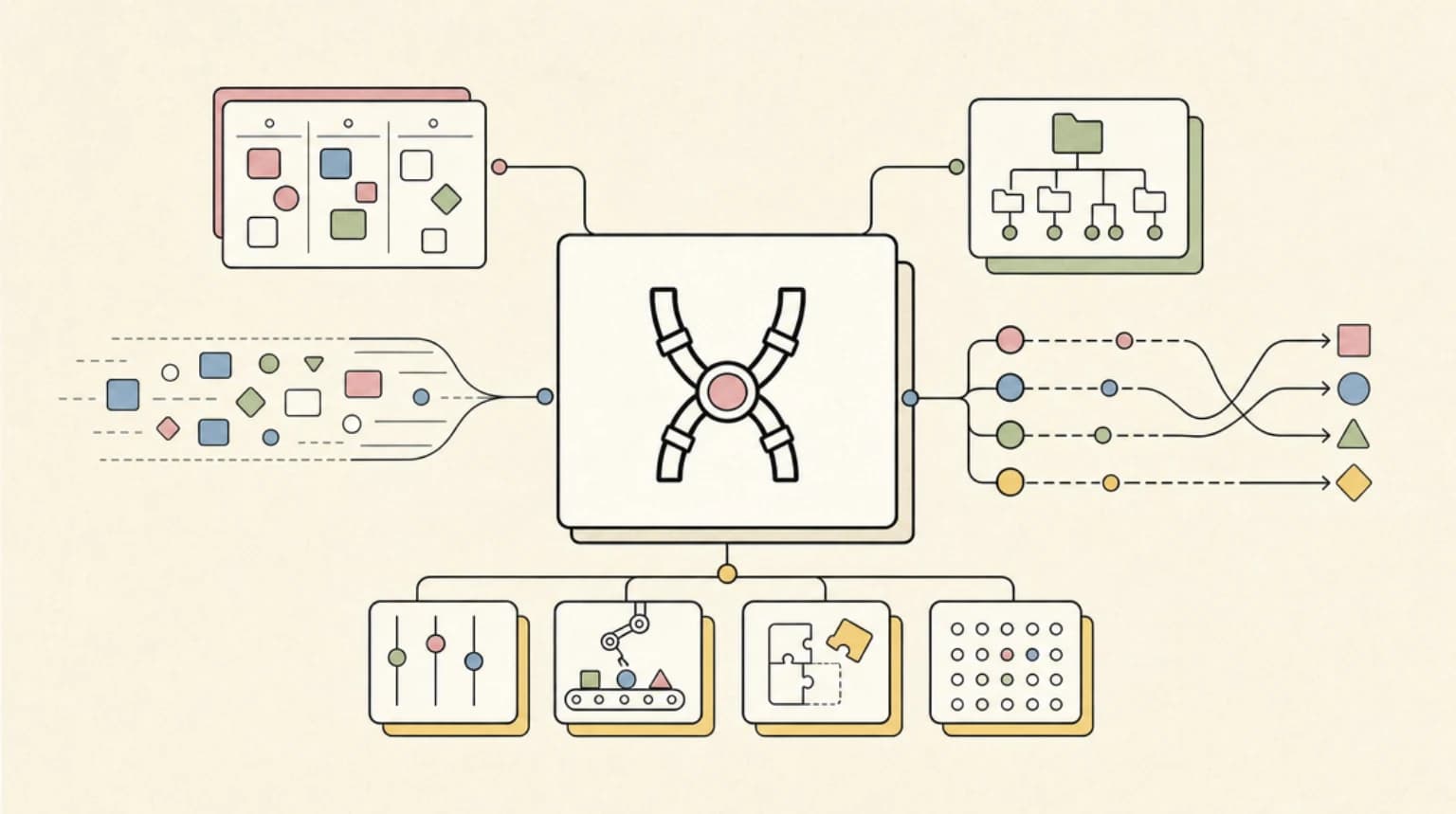 Abstract systems illustration for Is Flue just rebranding, or a real shift?