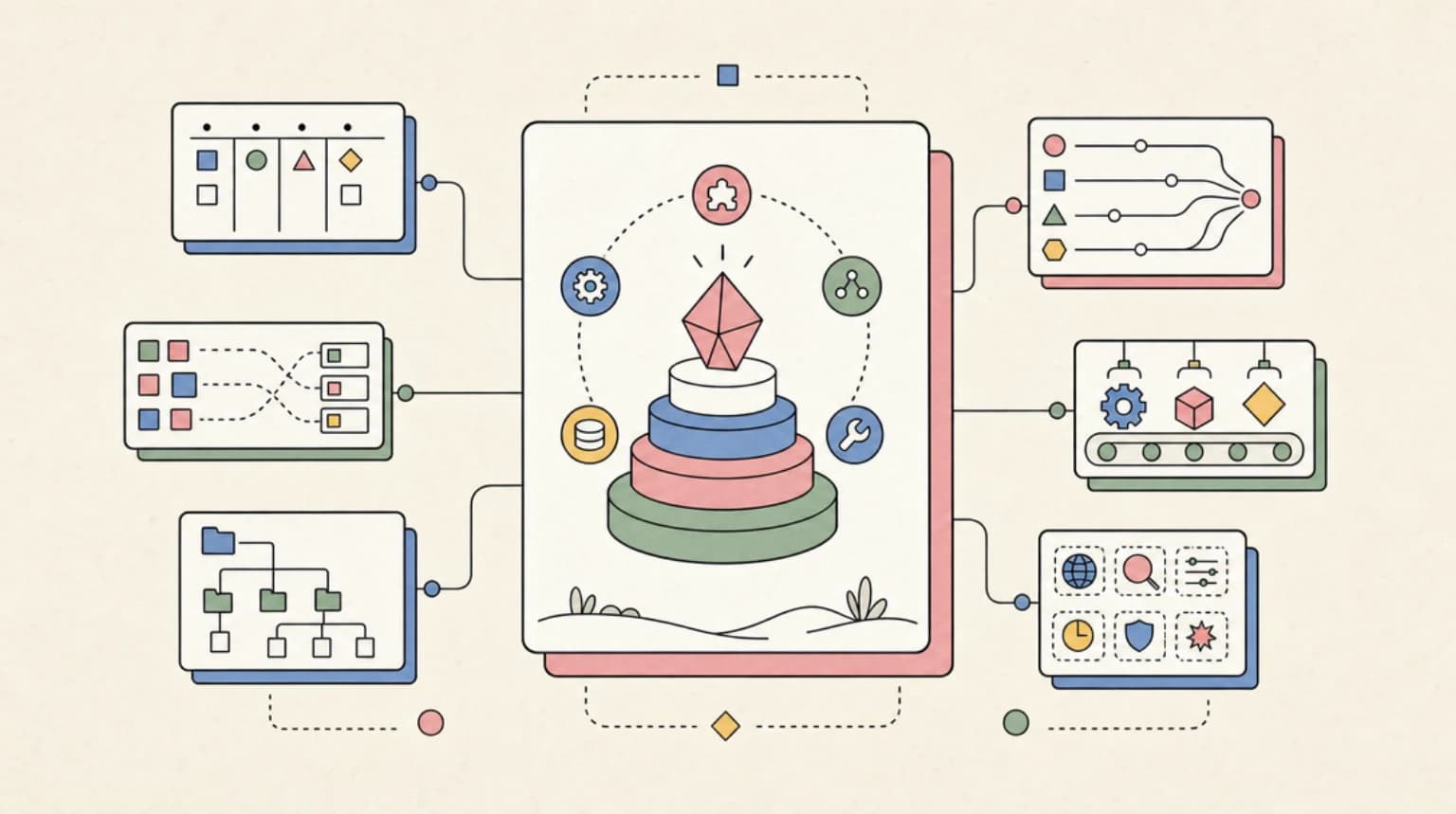 Abstract systems illustration for Tier 4: Niche but Worth Knowing