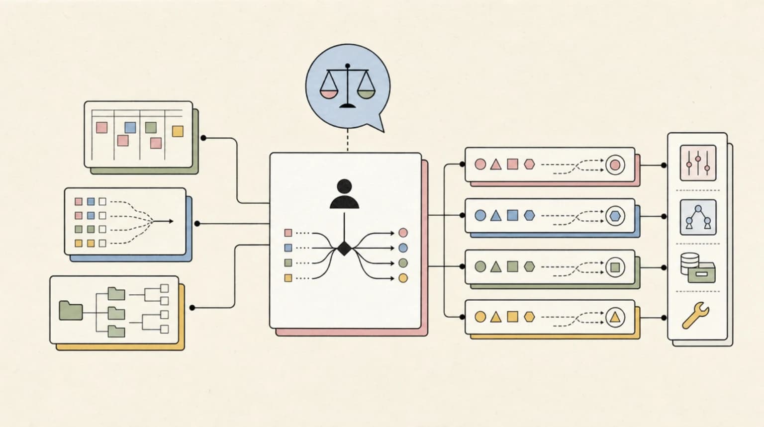 Abstract systems illustration for The honest counter-argument