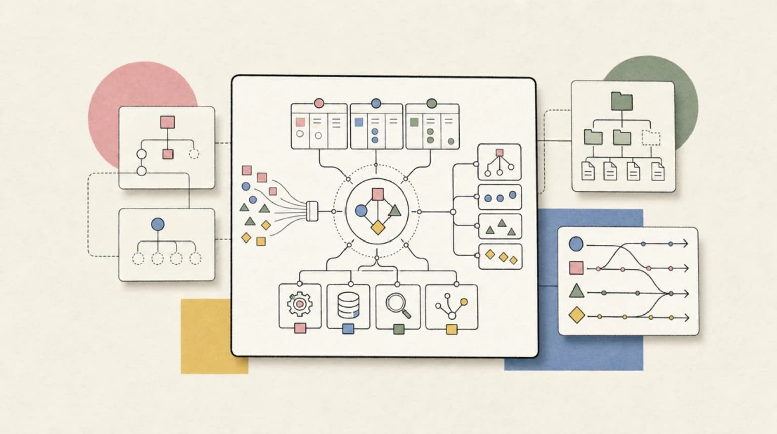 Abstract systems illustration for Why a lab cannot comfortably say this