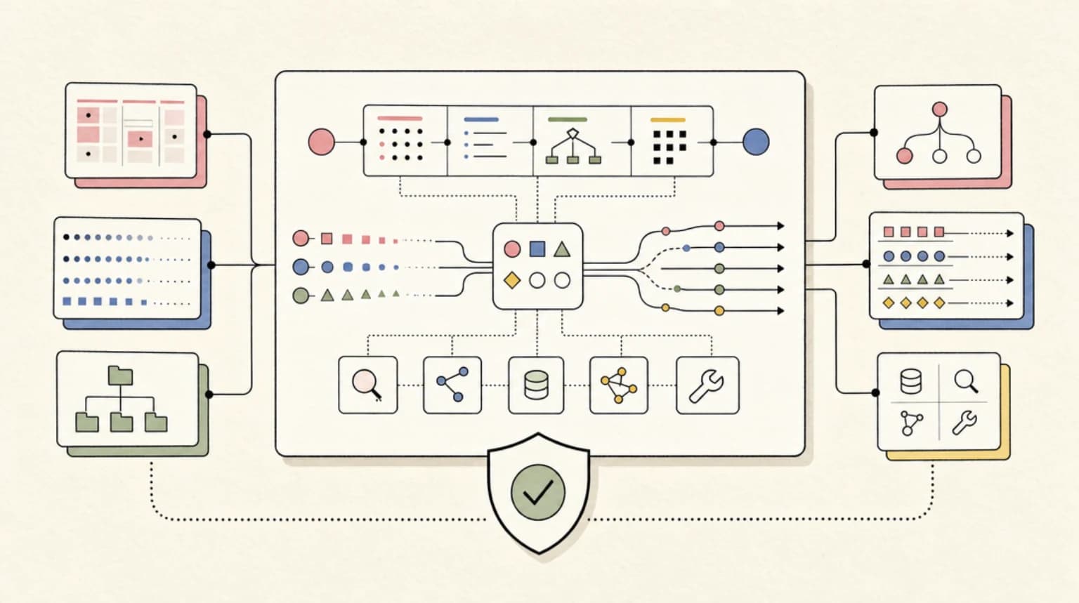 Abstract systems illustration for The defensibility case