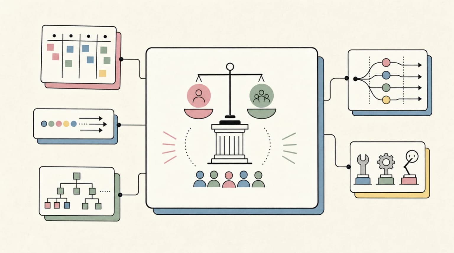 Abstract systems illustration for Why this repo hit a nerve