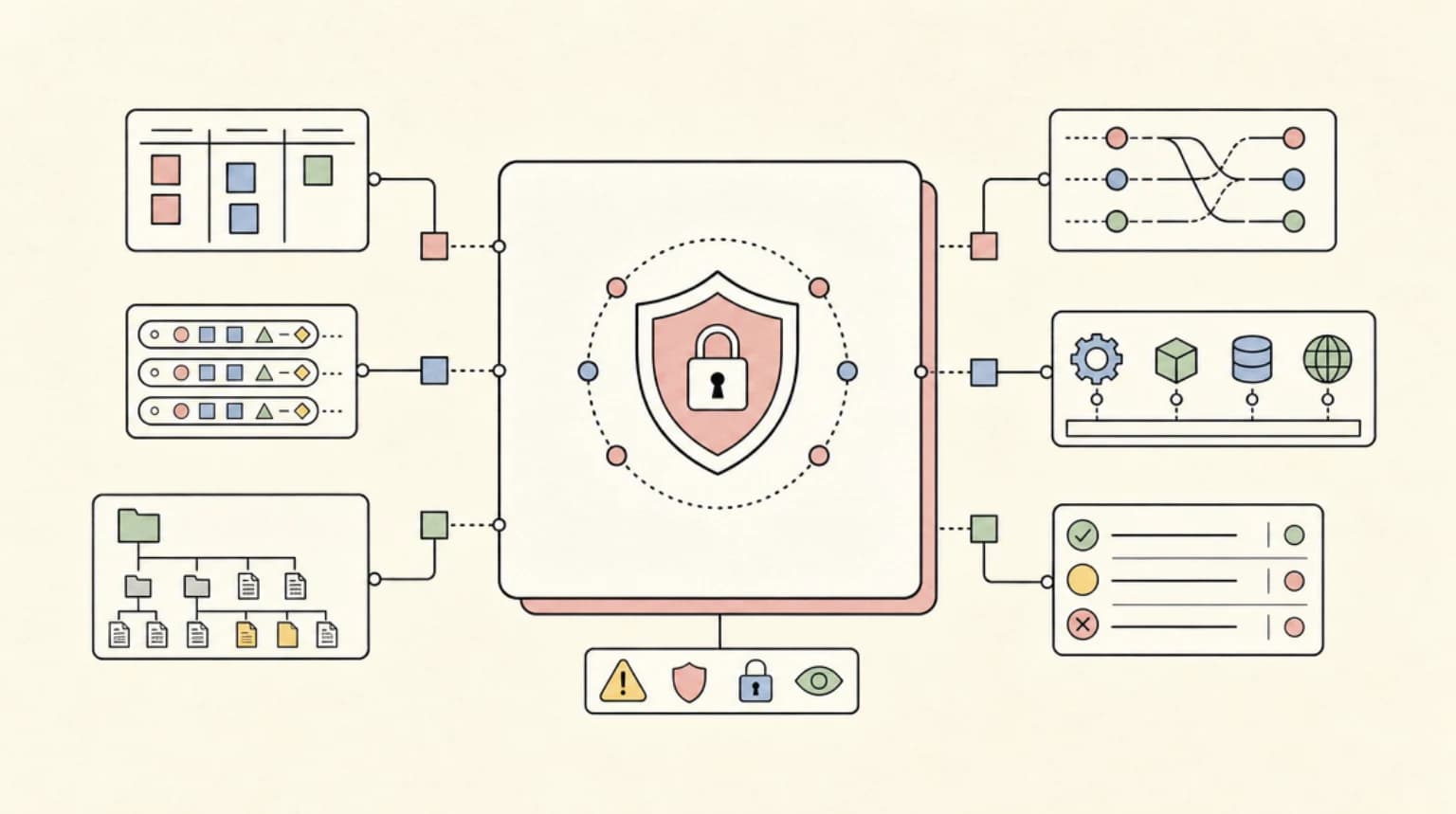 Abstract systems illustration for Security: Tools Are An Attack Surface