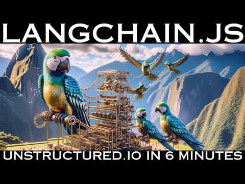 Getting Started with Langchain.JS and Unstructured.IO in 6 Minutes