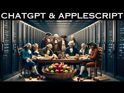 GPT-Powered AppleScript Productivity Hack In 5 Minutes