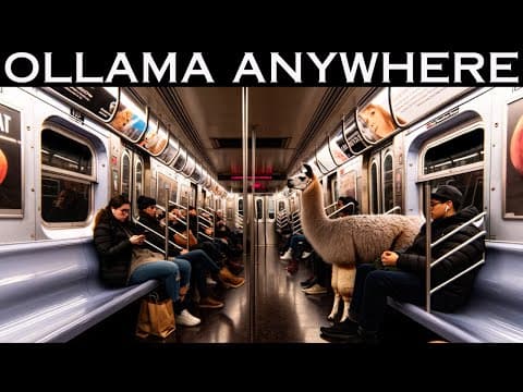 Access Your Local Ollama LLMs Anywhere