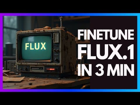 How to Fine-Tune Flux.1 in 3 Minutes: A Beginner's Guide