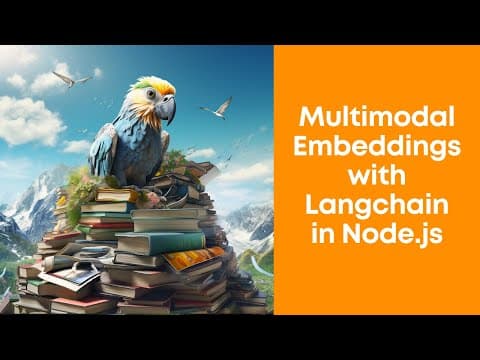 Multimodal Embedding with Langchain in Node.js with Vertex AI