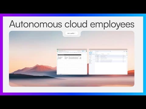 Warmwind: Autonomous Cloud Employees in 7 Minutes