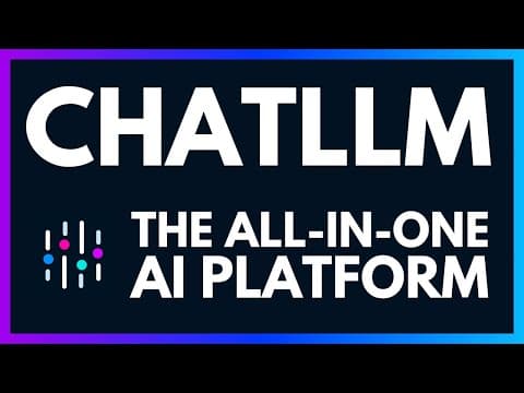 ChatLLM: The All-in-One AI Platform in 10 Minutes