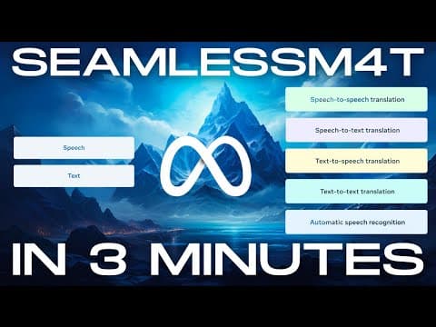 Meta AI's SeamlessM4T Multimodal AI Model for Speech and Text Translations