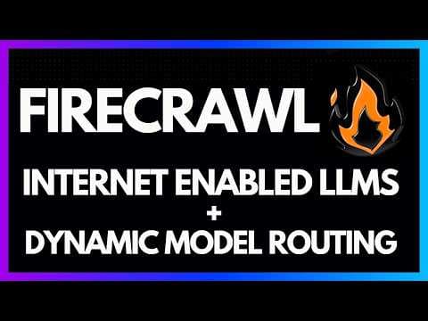 Firecrawl for Internet-Enabled LLM Responses with Model Routing