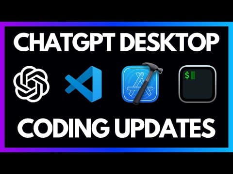 ChatGPT Desktop Now Reads Your VS Code, Terminal, and Xcode
