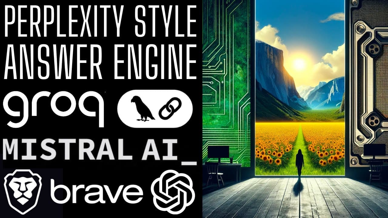 Build a Perplexity-Inspired Answer Engine Using Groq, Mixtral, Langchain, Brave & OpenAI in 10 Min