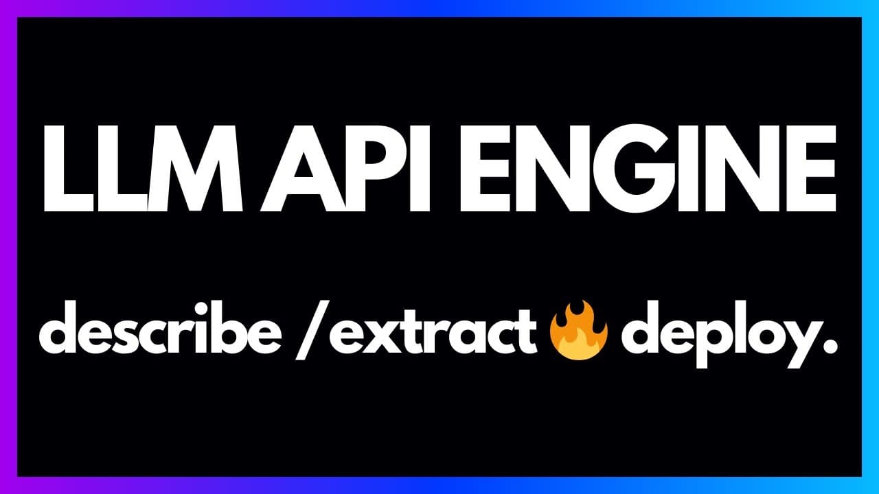 LLM API Engine: Describe API, Extract Sources with Firecrawl, Deploy in Seconds 🔥