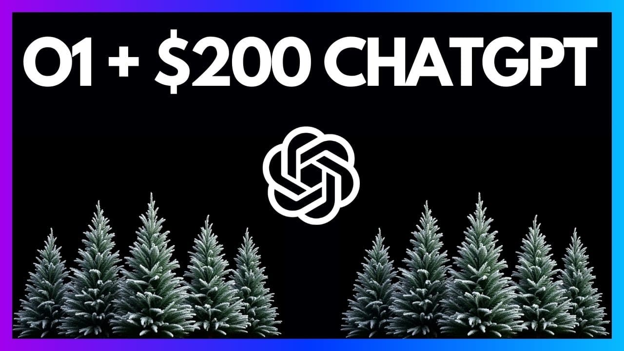 OpenAI's New O1 Model and $200/Month ChatGPT Pro Tier: What's New?