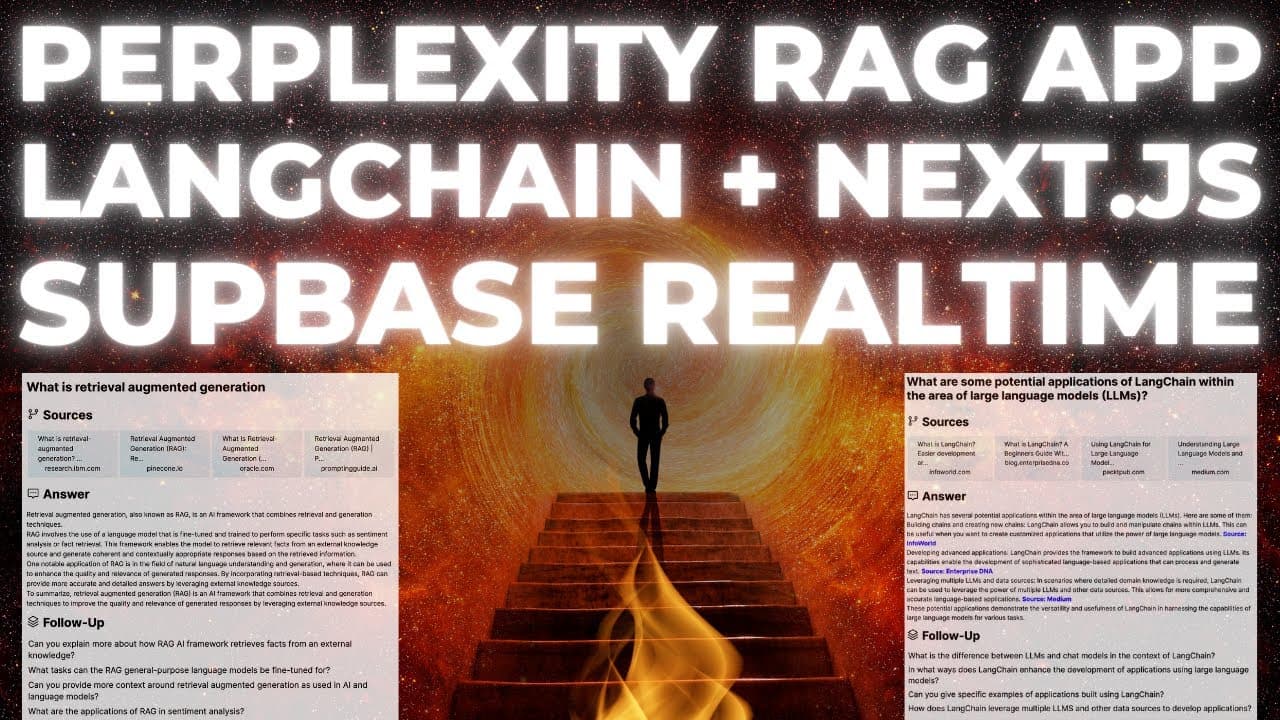 Build a Perplexity Style RAG App with Langchain in Next.JS and Supabase Realtime