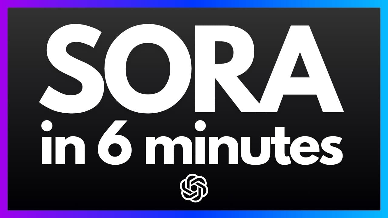 OpenAI's Sora Video Generation Model in 6 Minutes