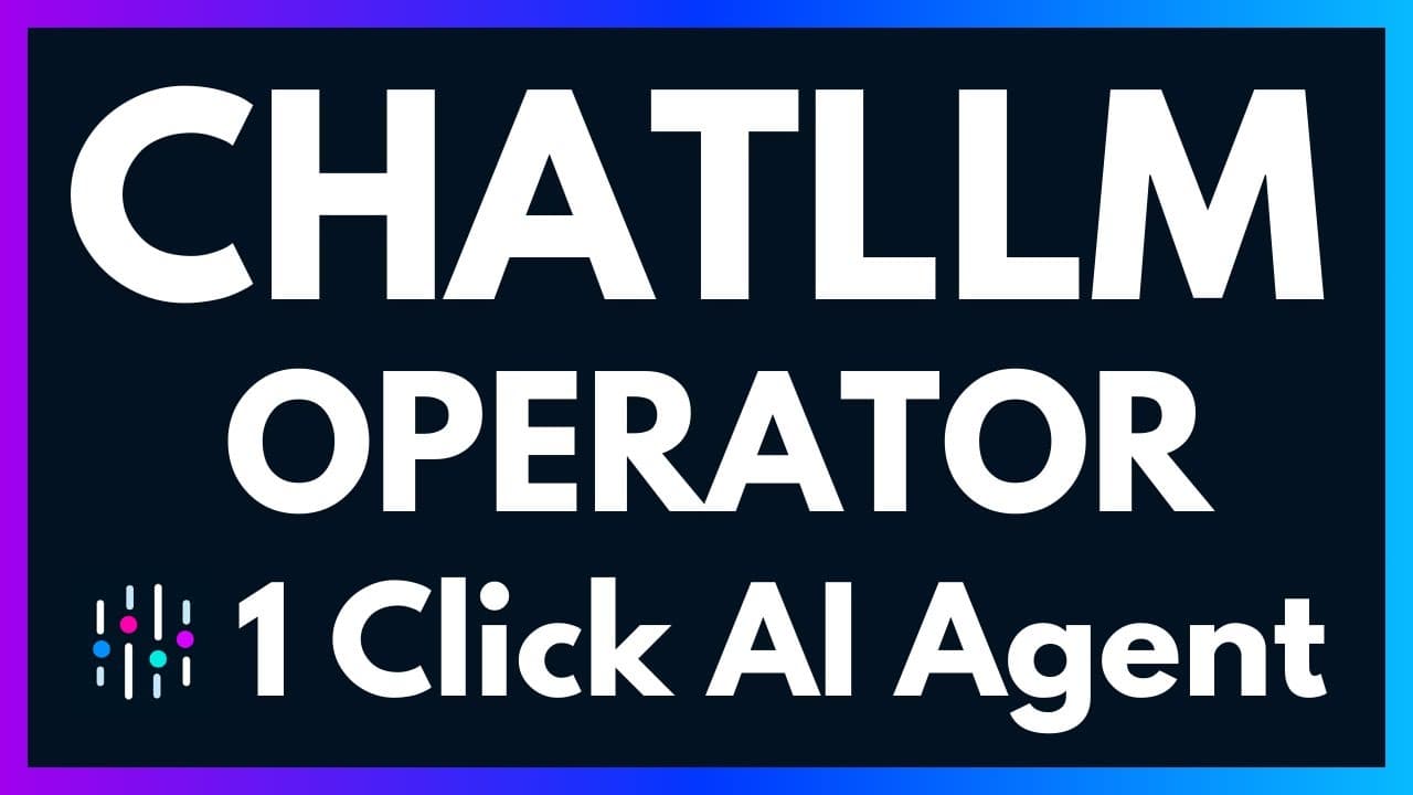 ChatLLM Operator | New 1 Click AI Agent automates your work and research