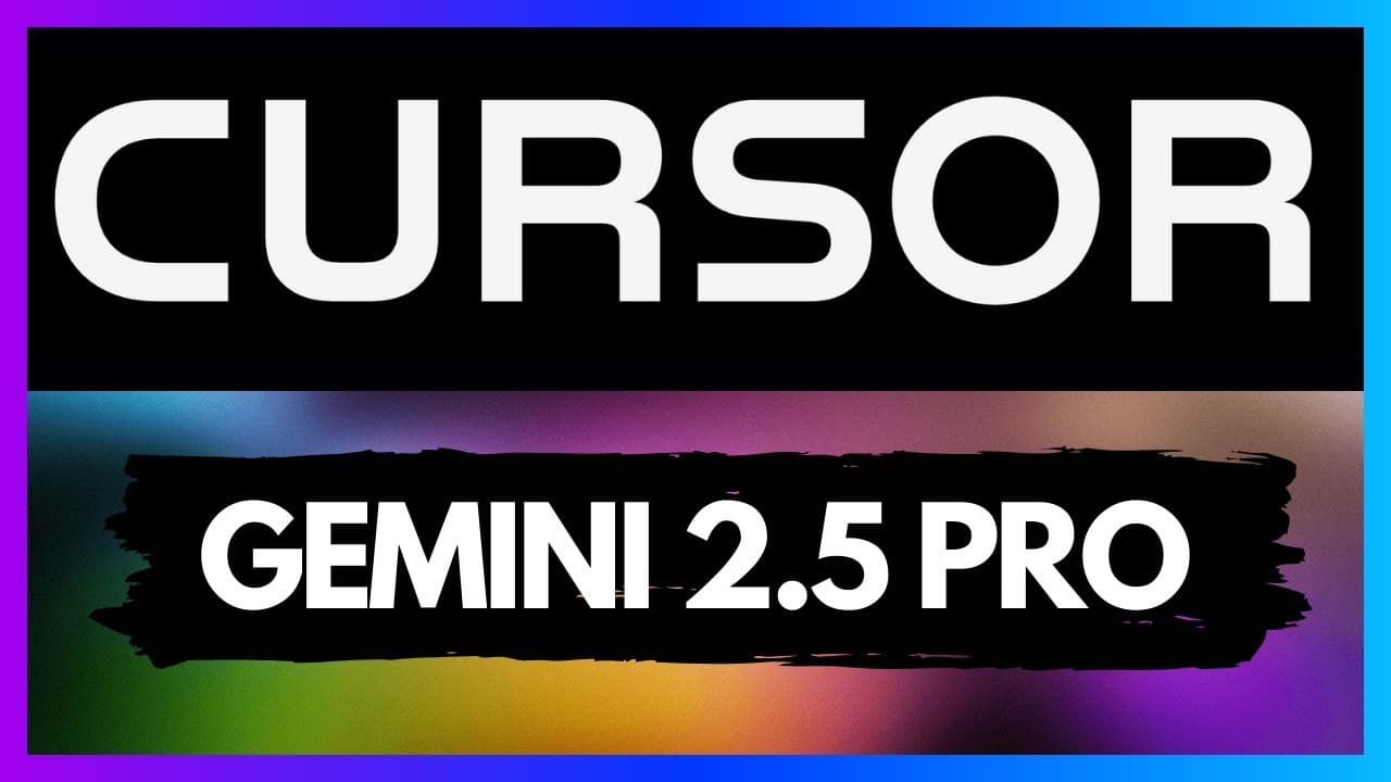 Gemini 2.5 Pro is Now Available in Cursor and It's Amazing...