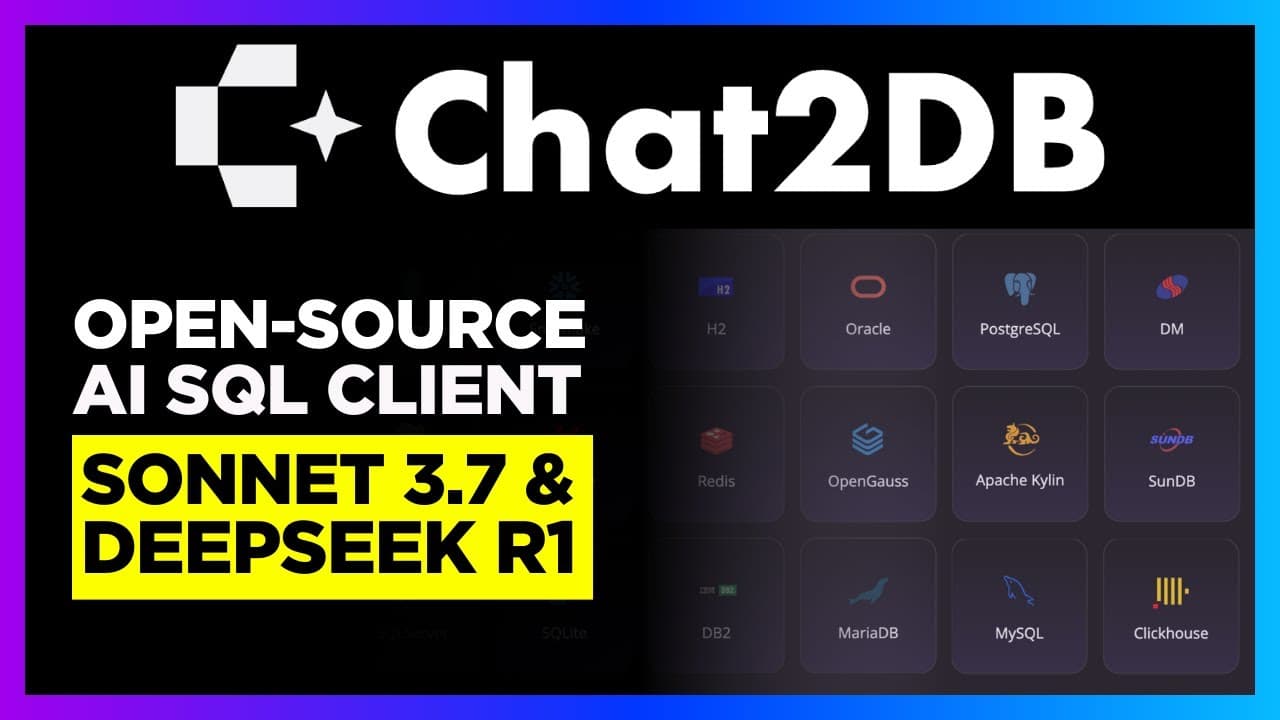 (Open Source) Chat2DB 3.0: AI SQL Client now with Claude3.7 & DeepSeek