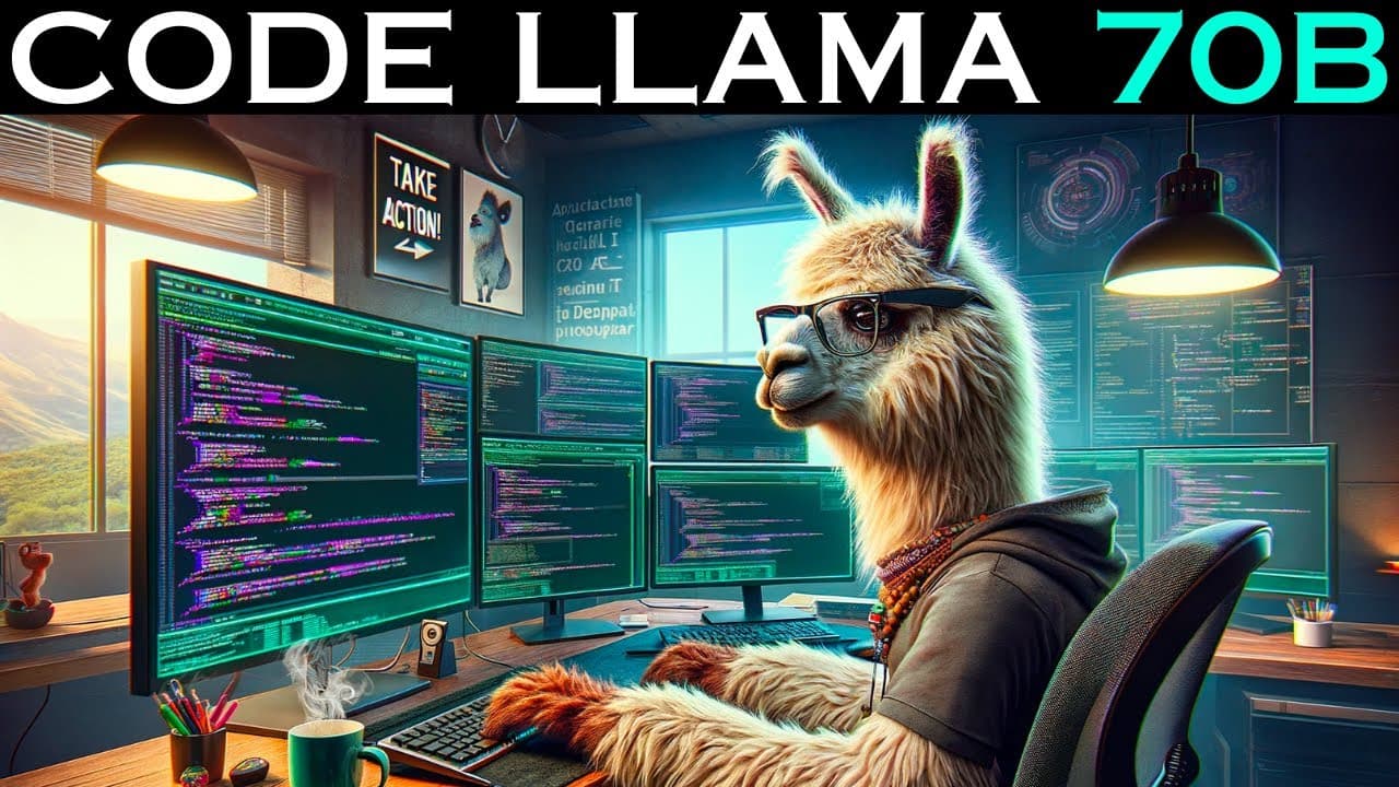 Meta AI's Code Llama 70B in 7 Minutes