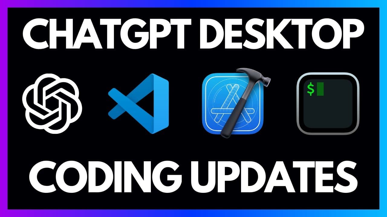 ChatGPT Desktop Can Now Access VS Code, Xcode, Terminal & iTerm2