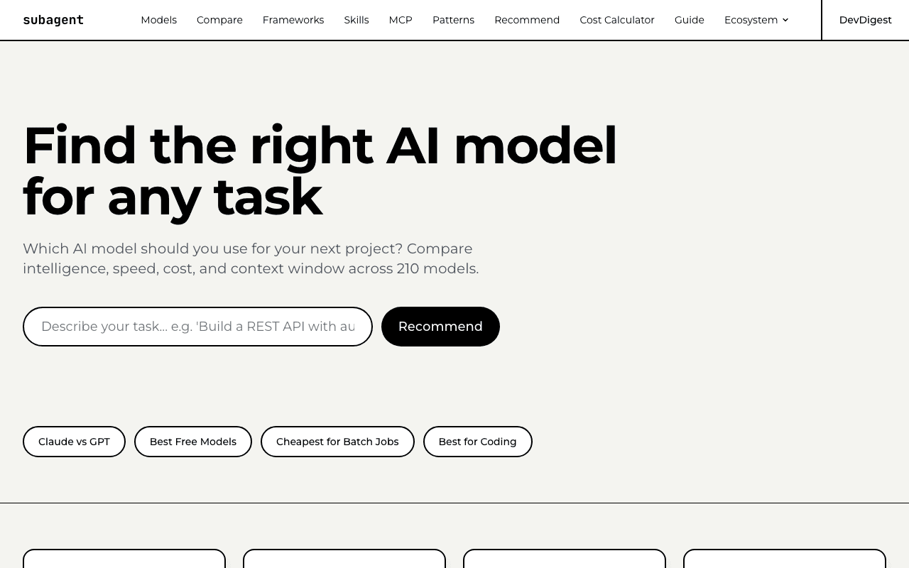 AI Models product preview