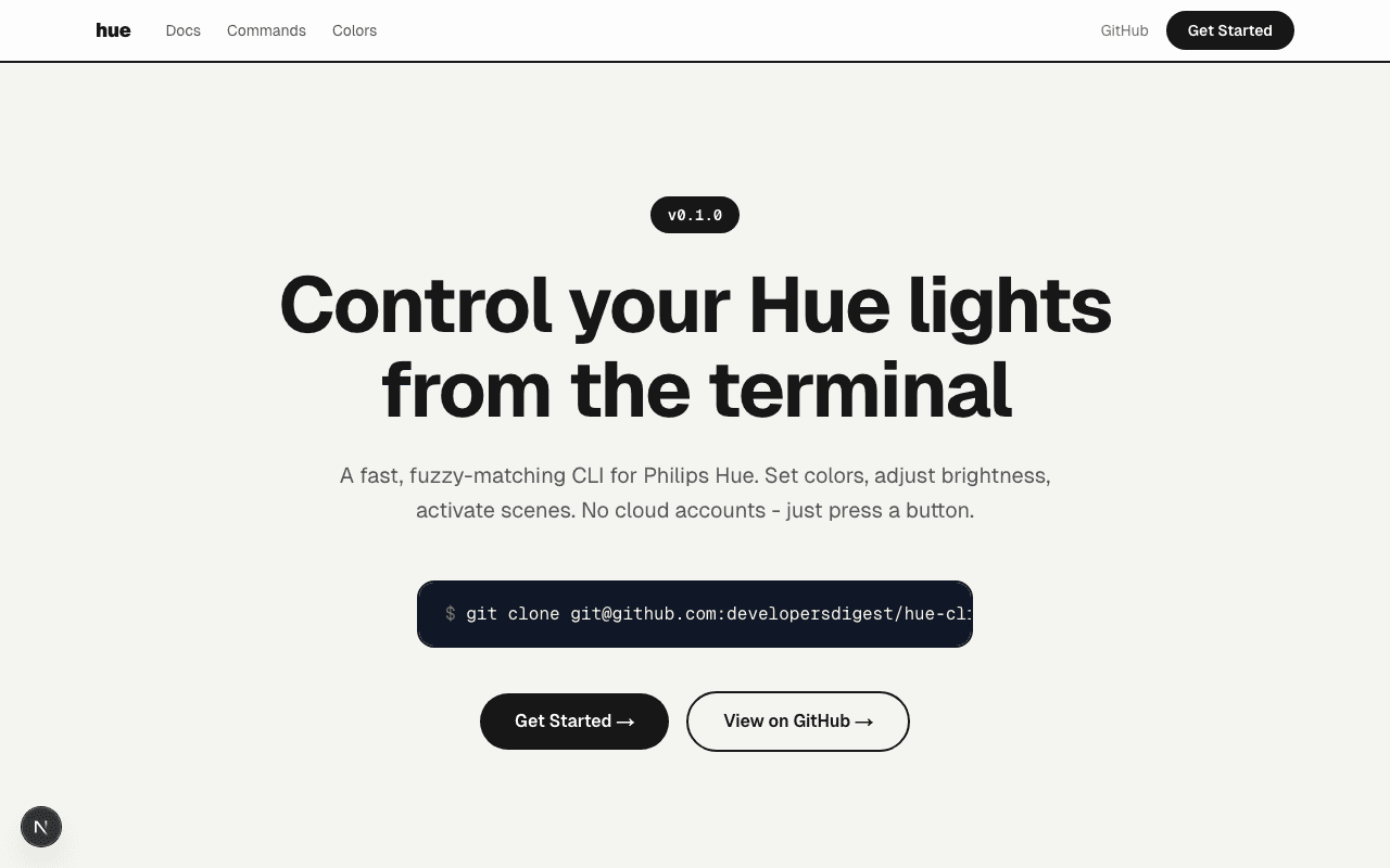Hue product preview