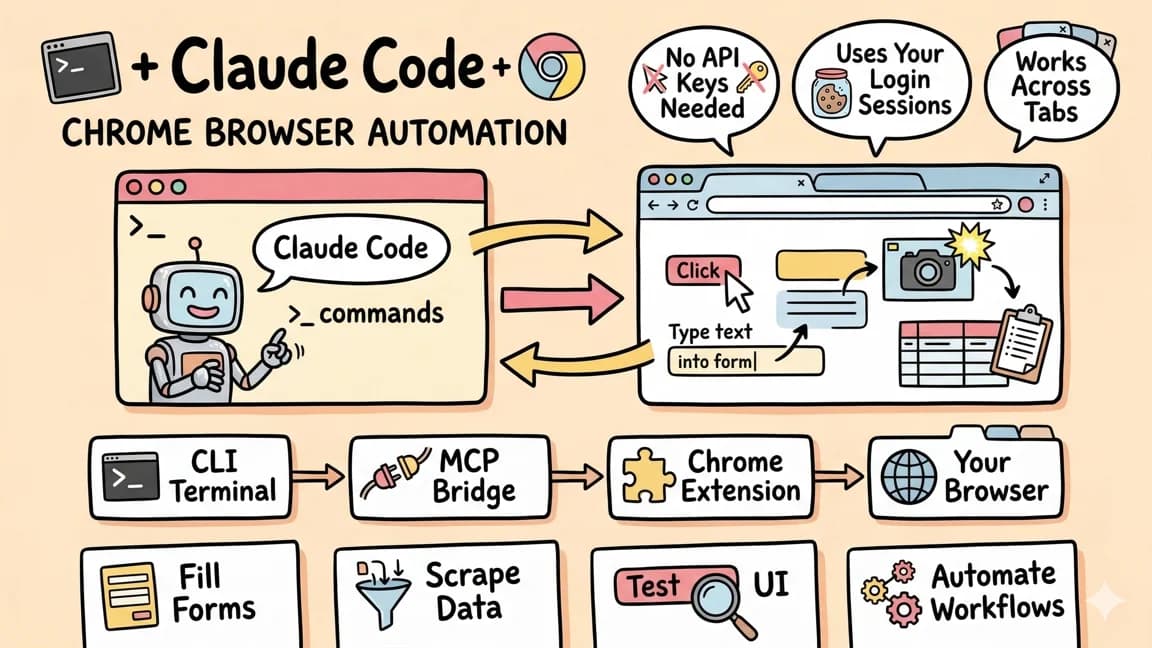 Claude Code + Chrome: AI Agents That Use Your Browser