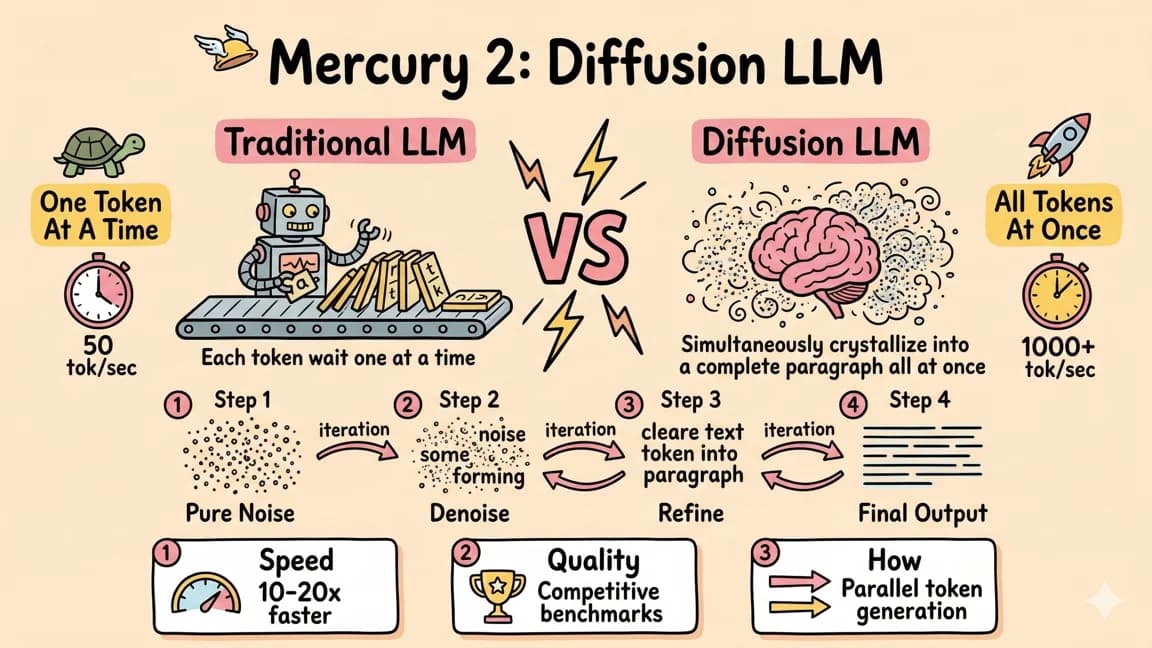 Mercury 2: The LLM That Doesn't Generate Like an LLM