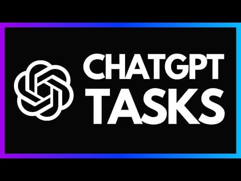 ChatGPT Tasks: Scheduled AI Agents Inside ChatGPT