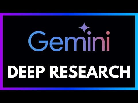 Gemini Deep Research: Google's AI Research Agent