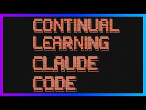 Continual Learning in Claude Code: Memory That Compounds