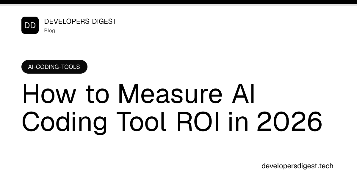 How to Measure AI Coding Tool ROI in 2026