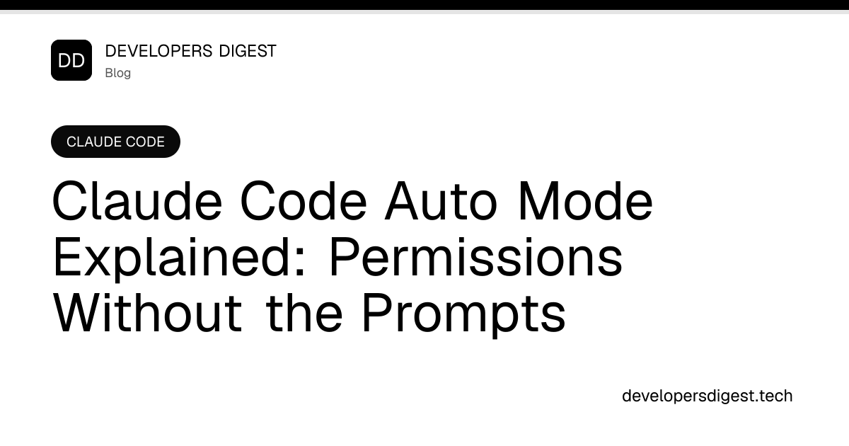 Claude Code Auto Mode Explained: Permissions Without the Prompts ...
