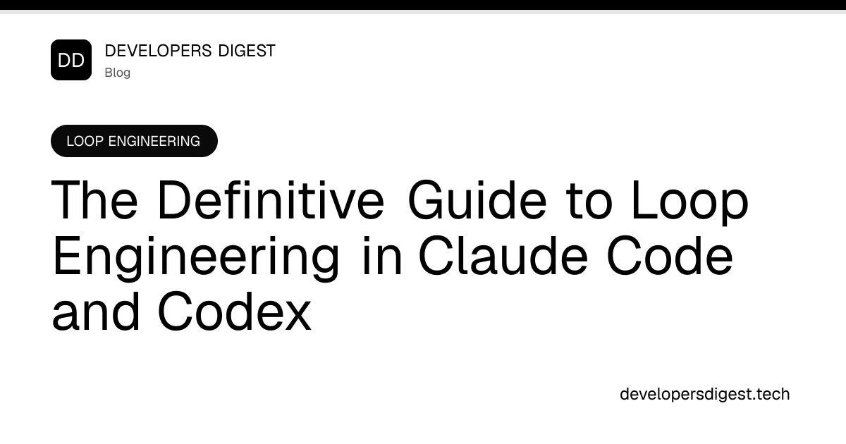The Definitive Guide to Loop Engineering in Claude Code and Codex ...
